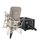 Neumann M 150-TUBE Set US Large Diaphragm Omnidirectional Condenser Tube Microphone, Nickel