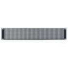 Lowell SVP-1 Vented Rack Panel, 1 Rack Unit, 18 AWG, Perforated Steel, Black