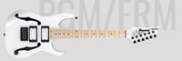 Ibanez PGMM31WH Paul Gilbert Signature 6-String miKro Series Electric Guitar - White