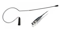 Countryman E6DW6B2SL E6 Directional Earset Mic with TA4F and Mid Gain, 2mm Black