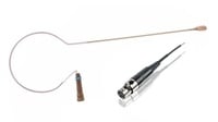 Countryman E6DW7L2SL E6 Directional Earset Mic with TA4F and Low Gain, 2mm Light Beige