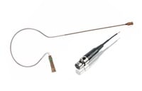 Countryman E6DW7C2SL E6 Directional Earset Mic with TA4F and Low Gain, 2mm Cocoa