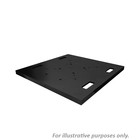 Global Truss DT-GP BASE/30BLK BLACK 30" RAISED BASE PLATE FOR F24, F34 & DT-GP TRUSSES