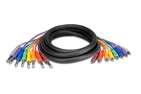 9.8' 8-Channel Audio Snake, 1/4" TS to RCA