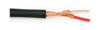 Mogami W2447-656 25 AWG Two-Conductor, Indvid. Shielded Bulk Mic Cable (656 ft., Black)