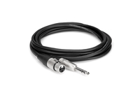 Hosa HXS-015 15' Pro Series XLRF to 1/4" TRS Cable