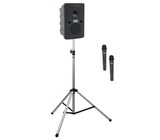 Anchor Go Getter Basic Package 2 GG2-U2 Speaker, SS-550 Stand and Choice of 2 Wireless Mics