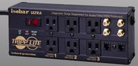 Tripp Lite ISOBAR6DBS  Isobar Surge Protector with 6 Right-Angle Outlets, 6' Cord 