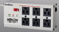 Tripp Lite ISOBAR6ULTRA Isobar Surge Protector with 6 Right-Angle Outlet, 6' Cord 