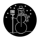 Apollo Design Technology ME-3211  Steel Gobo, Snowman 