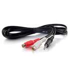 Cables To Go 40425  6ft 3.5mm Male Stereo to (2) Female RCA Stereo Y-Cable