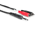 Hosa TRS-203 9.8' 1/4" TRS to Dual RCA Insert Cable