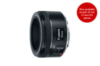 Canon EF 50mm f/1.8 STM Lens with UV filter