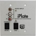 Pro Co IPLATE A/V Wallplate with RCA and 1/8" Inputs