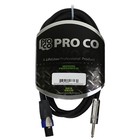 Pro Co LSCNQ-25 25' LifeLines Series 1/4" TS-NL4 10AWG Speaker Cable