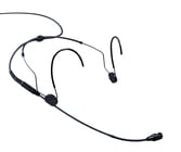 Sennheiser HSP 4-ew Lightweight neckband mic with Cardioid MKE Platinum Variant, ew Connector, Black