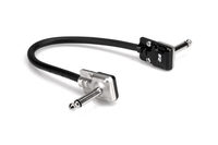 Hosa HGFP-001.5  Patch Cable, REAN Low-profile Right-angle to Same, 18 in 