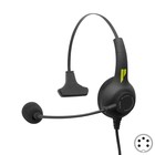 Pliant Technologies PHS-SB11L-5M SmartBoom LITE Single Ear Headset, 5-pin XLR Male