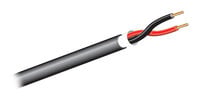 West Penn AQ227BK1000 1000' 12AWG 2-Conductor Stranded Aquaseal Cable for Fire Alarms, Black