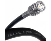 Canare 12G-SDI-020 12G-SDI 4K/UHD Low Loss Digital Video Coaxial Cable, 20ft