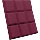 Auralex SGRID22BUR SonoFlat Grid, 2' x 2' x 2', 16pk, Burgundy (Charcoal shown)