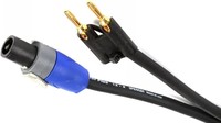 Pro Co S12BN-10 10' Speakon to Banana Plug 12AWG Speaker Cable