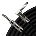 Pro Co SEGL-18 18' Stagemaster 1/4" TS Cable with 1 Right Angle Connector R
