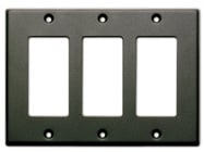 RDL CP-3B  Triple Cover Plate - Black 