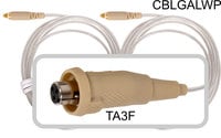 Galaxy Audio CBLGALWP  Waterproof Replacement Cable, Galaxy TA3F Connector 