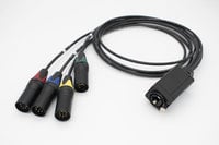 Caldwell Bennett SH5-4M DMX to CAT5 Shuttle Snake (4) DMX Lines with 5-Pin Male XLR Connectors