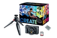 Canon PowerShot G7 X Mark II Creator Kit Digital Camera with Manfrotto PIXI Mini Tabletop Tripod