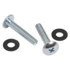 Atlas IED HK40 Chrome Rack Screws with Plastic Washer, 40ct