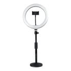 Gator GFW-RINGLIGHTSET  (2) Adjustable Stands w/ LED Ring Lights, Phone Holders 
