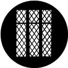 Rosco 77124 Steel Gobo, Lattice