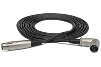 1.5' XLRF to Right-Angle XLRM Cable