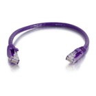 Cables To Go 00462  2ft Cat6 Snagless (UTP) Ethernet Network Patch Cable, Purple 