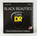 DR Strings BKE7-9 Light Black Beauties K3 Coated Electric Guitar 7-String Set