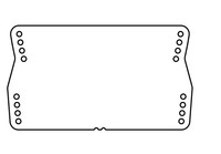Nexo GPI-ANPL2-PW  S12 – LS18 Mounting Plate, White 