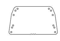 Nexo GPI-ANPL3-PW  R2 – S12 – LS18 Mounting Plate, White 