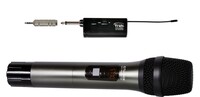 Galaxy Audio GTU-H0P5B0  Mini wireless system, handheld transmitter, dual receiver 