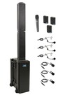 Anchor BEA-QUAD-HBBB  BEA2-XU4 and Wireless Handheld mic and 3 Wireless Beltpacks 