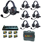 Eartec Co EVXT7  EVADE Full Duplex Wireless Intercom System W/ 7 Headsets 