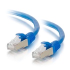 Cables To Go 00674  3ft Cat6a Snagless Shielded (STP) Ethernet Network Patch Cable, Blue