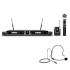 LD Systems U505HBH2  Wireless Microphone System w/ Bodypack, Headset, Dynamic Mic 