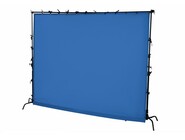 Rosco ChromaDrop 10x10 Chroma Key Screen with Top and Side Grommets, 10' Wide x 10' High