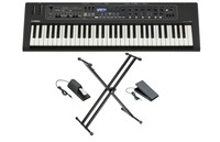 Yamaha CK61 Stage Bundle 61-Key Stage Keyboard with  Pro Stand, FC3A Sustain and FC7 Volume Pedal