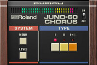 Roland JUNO-60 Chorus Vintage Software Stereo Chorus Effect [Virtual]