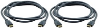 Kramer C-HM/HM-3-TWO-K  3' HDMI Cable 2 Pack 
