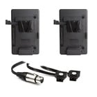 Hive HLS2C-DBPK-VM  HORNET 200-C Dual V-Mount Battery Plate Kit with Y Cable 