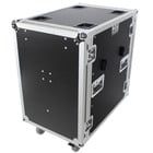 ProX T-16RSS24WDST  16U, 24" Deep Deluxe Rack Case with Casters and Two Side Tables